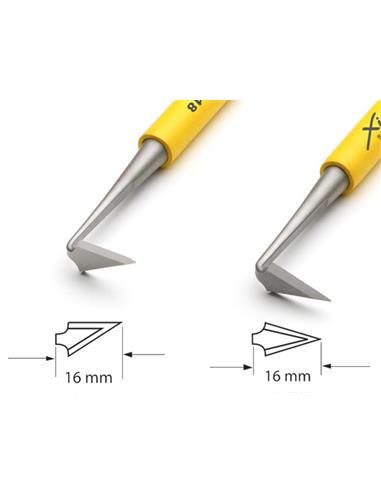 X10129 Stainless Steel Trimming Tool Set 3 pcs
