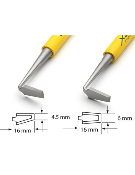 X10129 Stainless Steel Trimming Tool Set 3 pcs