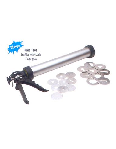 Extrusora manual con 6 discos