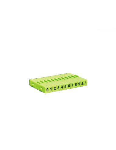 X10298 Attachable Numbers Stamp Set 12 pcs