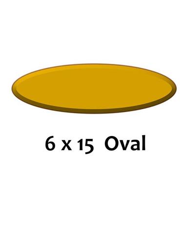 Molde madera oval 6x15 (15,2x38,1cm)
