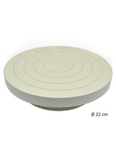 Torneta de fundición blanca 22cm baja