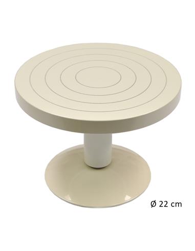 Torneta de fundición blanca 22cm alta