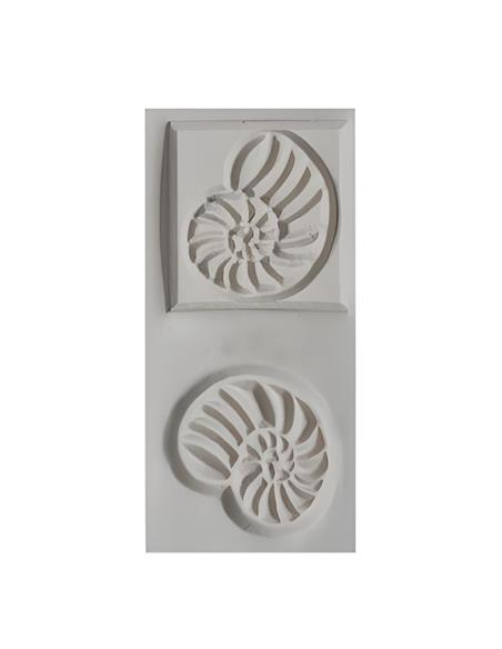 SSM-121 Stamp Medium Square Ammonite