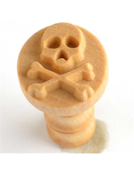 SCM-105 Stamp Skull with Cross Bones 2.5cm