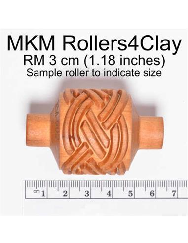RM-019 Roller Plaited Bands 3cm