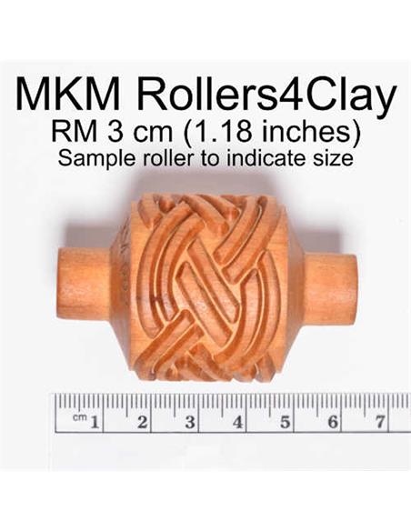 RM-019 Roller Plaited Bands 3cm