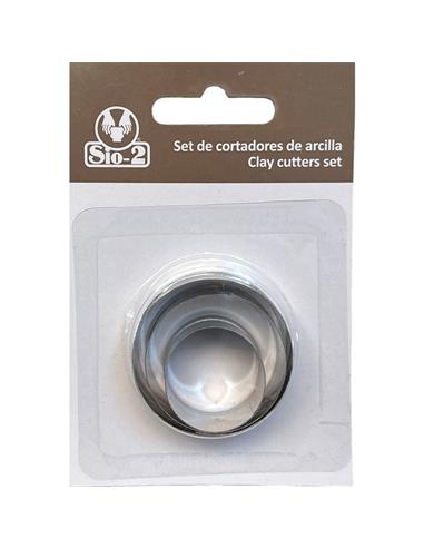Set de cortadores SIO-2 Redondo 3 pcs
