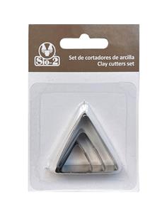 Set de cortadores SIO-2 Triángulo 3 pcs