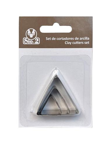 Set de cortadores SIO-2 Triángulo 3 pcs
