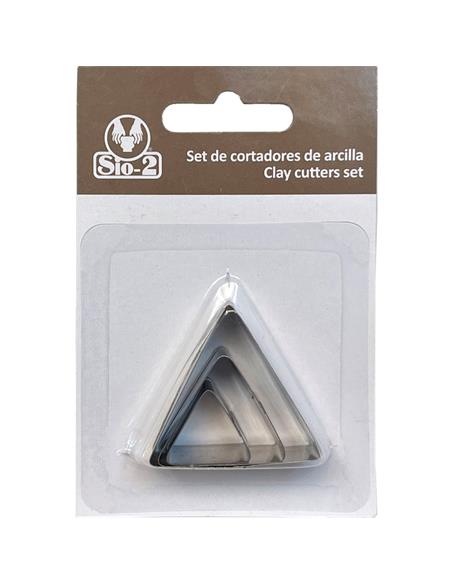 Set de cortadores SIO-2 Triángulo 3 pcs