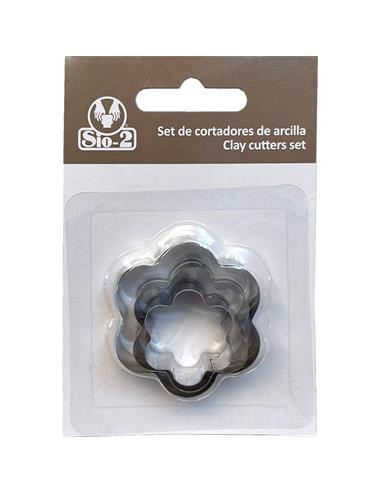 Set de cortadores SIO-2 Flor 3 pcs