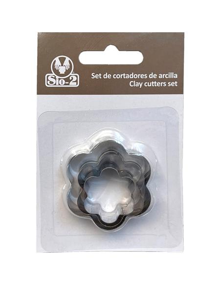Set de cortadores SIO-2 Flor 3 pcs