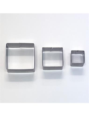 Set de cortadores SIO-2 Cuadrado 3 pcs