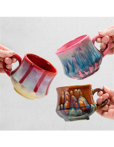 SB134 Stoneware Hippy Mug