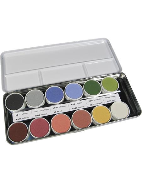 Acuarelas Colores decorativos caja 12ud